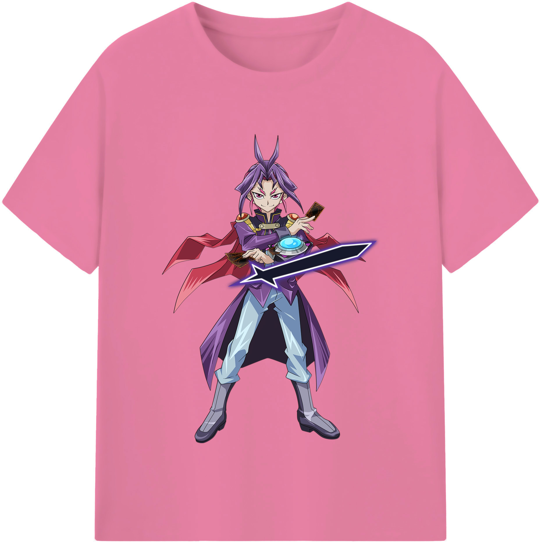 （画像用） 遊☆戯☆王 Yu-Gi-Oh! 綿100％半袖Tシャツ（フロントプリント）